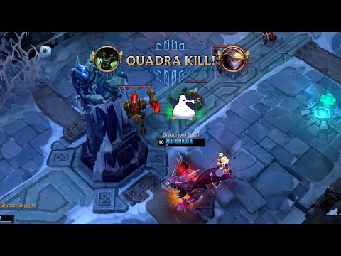 Warwick Quadra Kill AGAIN, TEAMMATE STOLE MY PENTA!!!! - League of Legends | PC (4K 60fps)