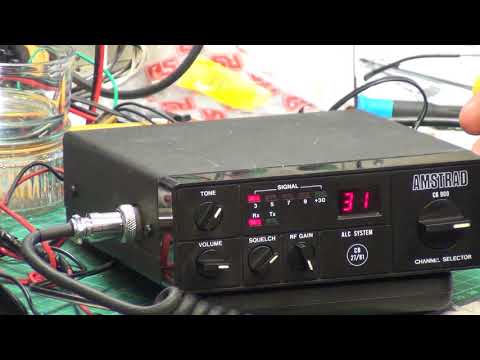 Amstrad CB900 UK CB radio CB27/81 (mobile) - On the air test