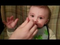 Brody S 1st Time Eating Rice Cereal
