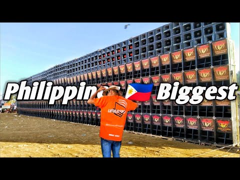 Biggest sound system set up in the Philippines 🇵🇭. TEAM STROKER FAMILY sound system..