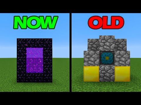 Tommy - minecraft nether portal old vs now