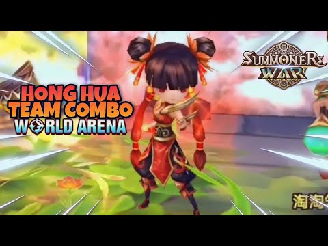 Hong Hua Team Combo in World Arena - Summoners War