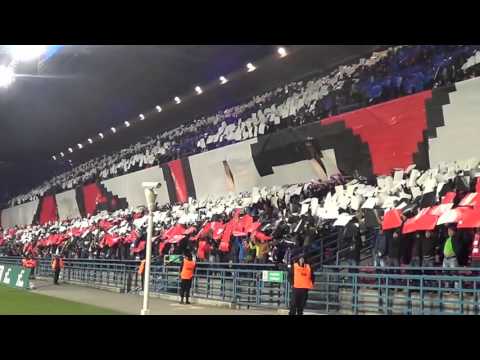 AVE WISŁA , oprawa na meczu Wisła - Legia