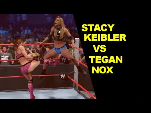 WWE 2K22 Stacy Keibler vs Tegan Nox - Extreme Rules