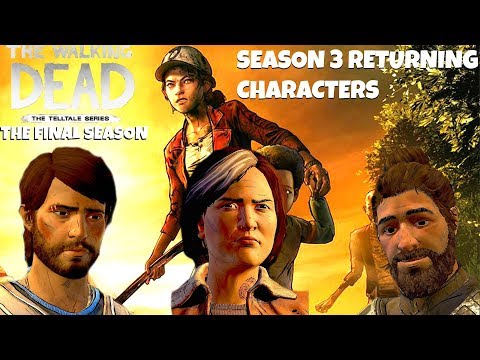 The Walking Dead:Season 4: "The Final Season" Returning Characters - Top 5 walking dead game s3