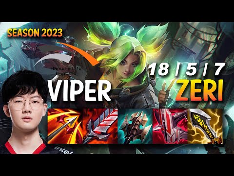 HLE Viper ZERI vs SAMIRA ADC - KR Ranked
