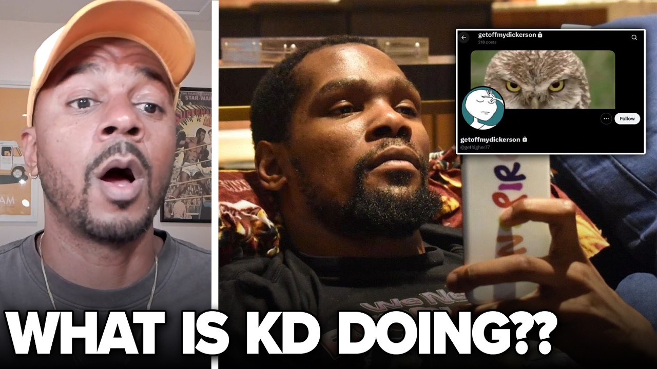 Kevin Durant's latest burner twitter account is exposed and boy is it not good