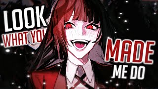 Nightcore - Look What You Made Me Do (Rock Version) (Lyrics)