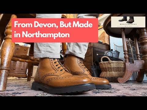 Herring Corsham Brogue Boots Made by Barker of Northampton