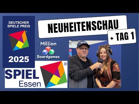 SPIEL 25 New Releases Show and Day 1 at the Fair | Searching for the 2026 Award Winners