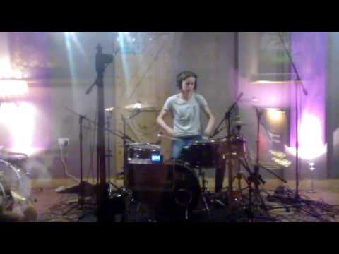 Charlie Tracking Drums at Regal House Studio
