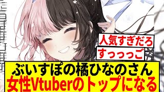 【朗報】ぶいすぽの橘ひなのさん、女性Vtuberのトップになるwwwww【2ch 反応集】