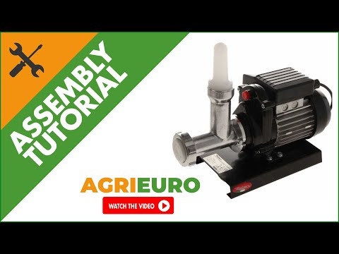 Reber 9600N-8410N Pasta Press N.3- 450W induction motor - Assembly tutorial