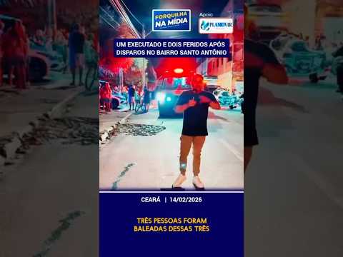 Um executado e dois feridos após disparos no bairro Parque Santo Antônio, em Sobral