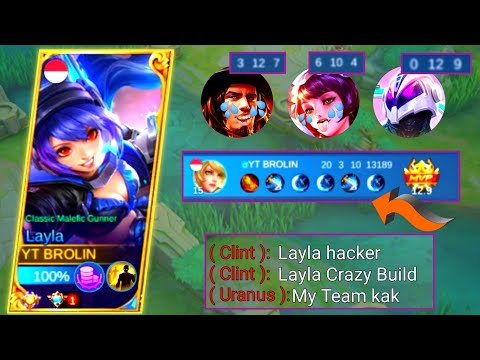 Layla Crazy Build But High Damage ~ MLBB
