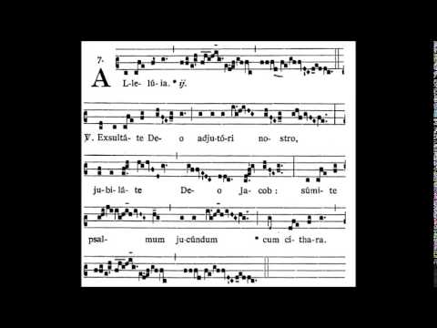 ALLELUIA - Exsultate deo adjutori nostro