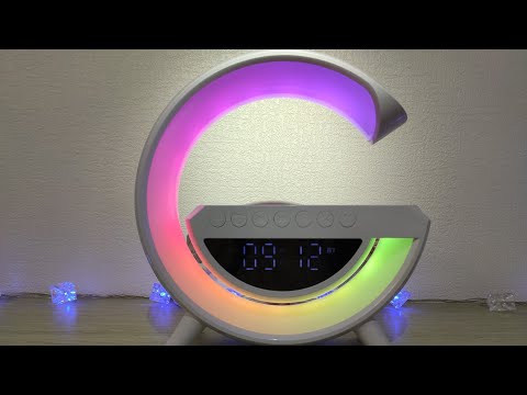 фото лампа-будильник с bluetooth и зарядкой bt-3401 0