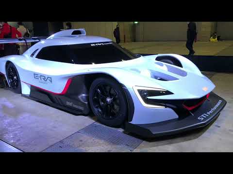 STI E-RAコンセプト（スバルのEVレーシングカー）の実車動画|東京オートサロン2022