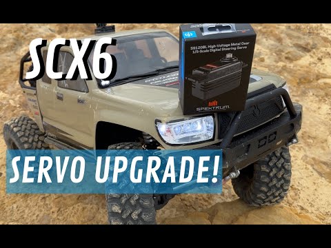 SCX6 Trail Honcho Gets a Needed Servo Upgrade!