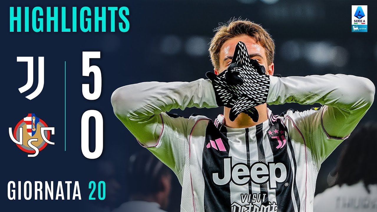 JUVENTUS-CREMONESE 5-0 | HIGHLIGHTS | 20ª GIORNATA | SERIE A ENILIVE 2025/26