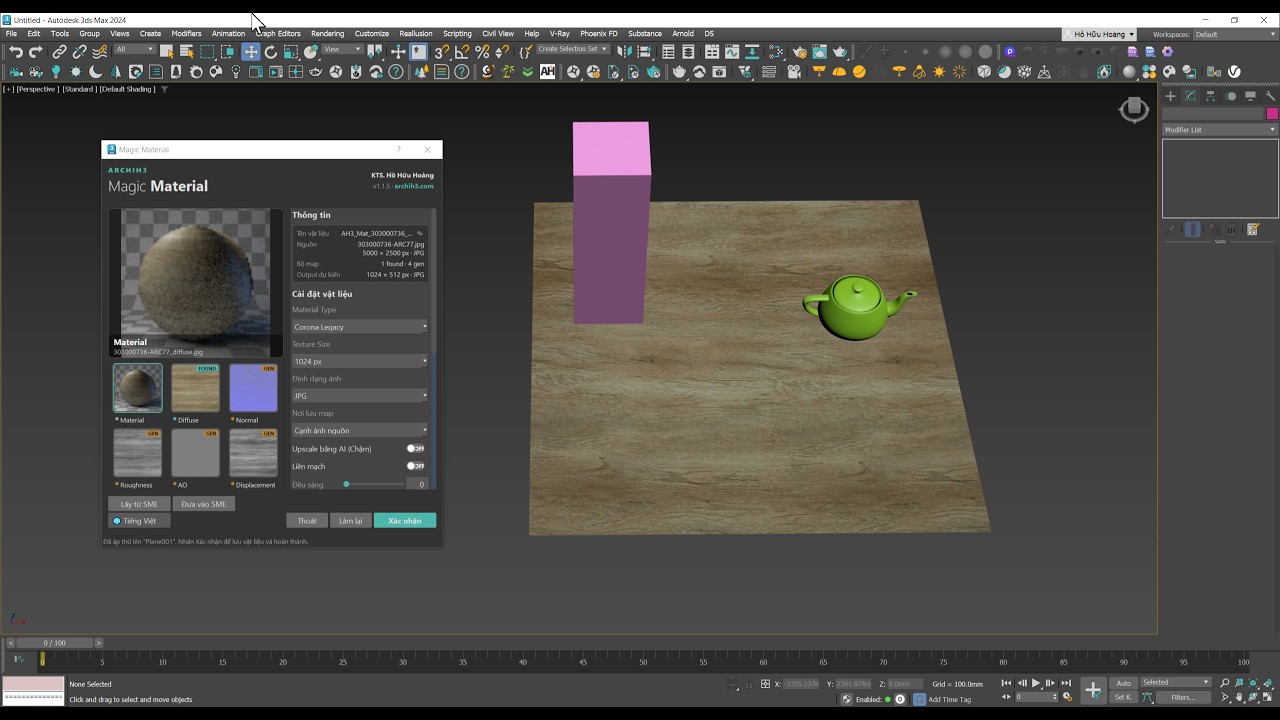 AH3 Magic Material Demo