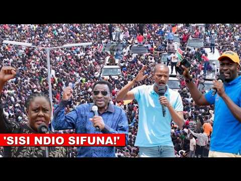 Live : Sifuna,Orengo,Babu Owino,Osotsi in Kisumu Linda Mwananchi Rally!!
