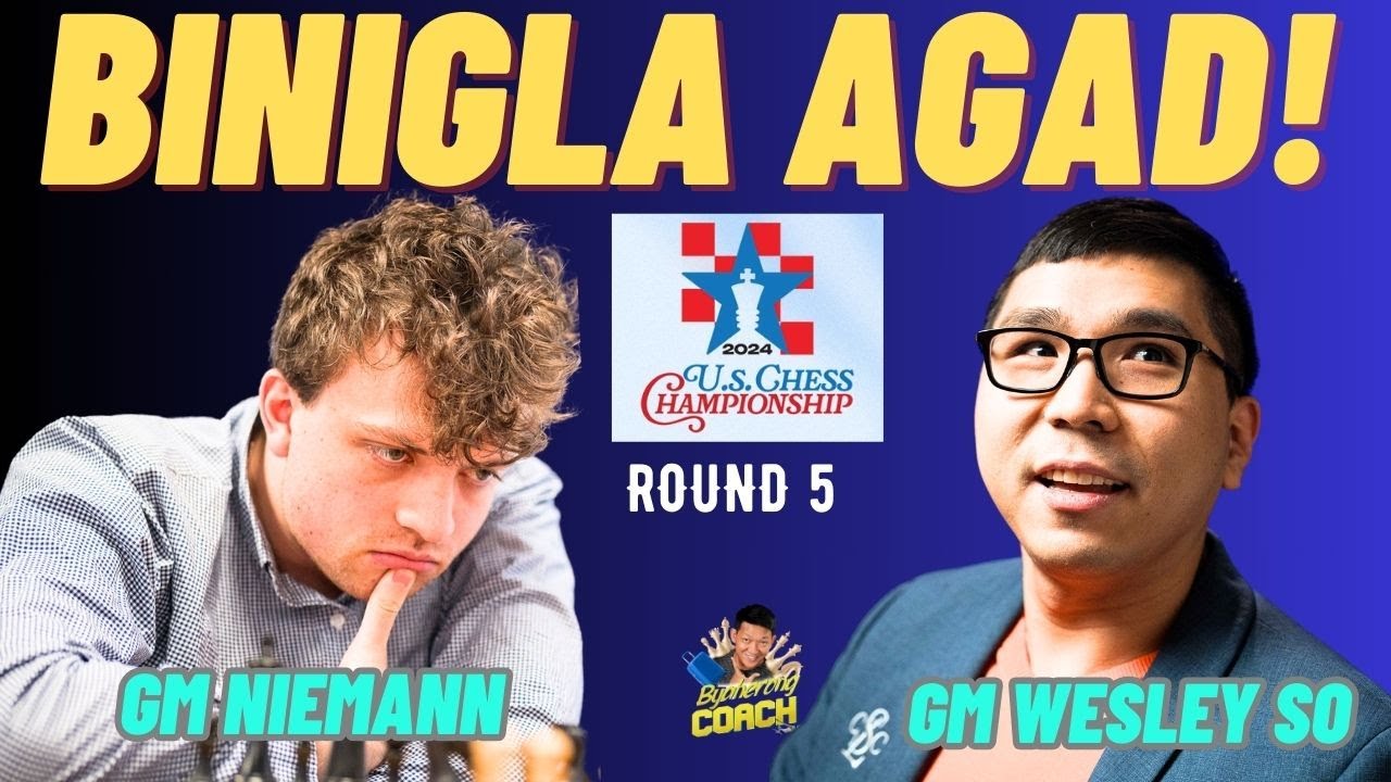 IBANG OPENING GINAMIT! Niemann vs So! US Ches Championship 2024