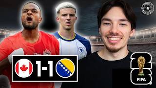 Cyle Larin Redemption, Bosnia's Defense Holds, Canada's Historic Draw | Canada 1 Bosnia 1 Reaction