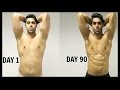 INCREDIBLE 90 DAY BODY TRANSFORMATION - FAT TO SHREDDED