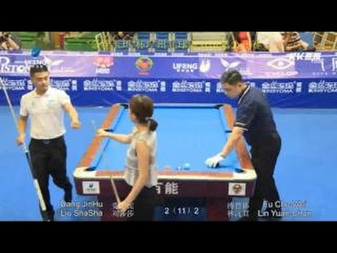 Liu Shasha/Dang Jinhu v Fu Che-Wei/Lin Yuan-Chun | 2016 CBSA Mixed Doubles QF Segundo día