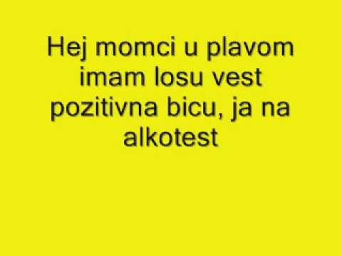 Rada Manojlovic - Alkotest   -  Lyrics