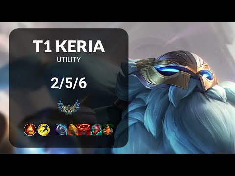 T1 Keria Gragas vs Rell UTILITY - KR CHALLENGER Patch 13.13
