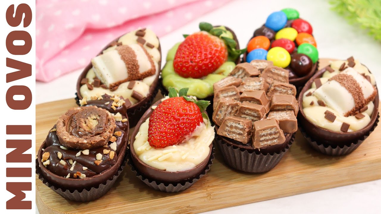 5 MINI OVOS DE PÁSCOA RECHEADOS TENDÊNCIA EM 2024! FAÇA E VENDA | Fáceis de fazer, muito lucrativos!