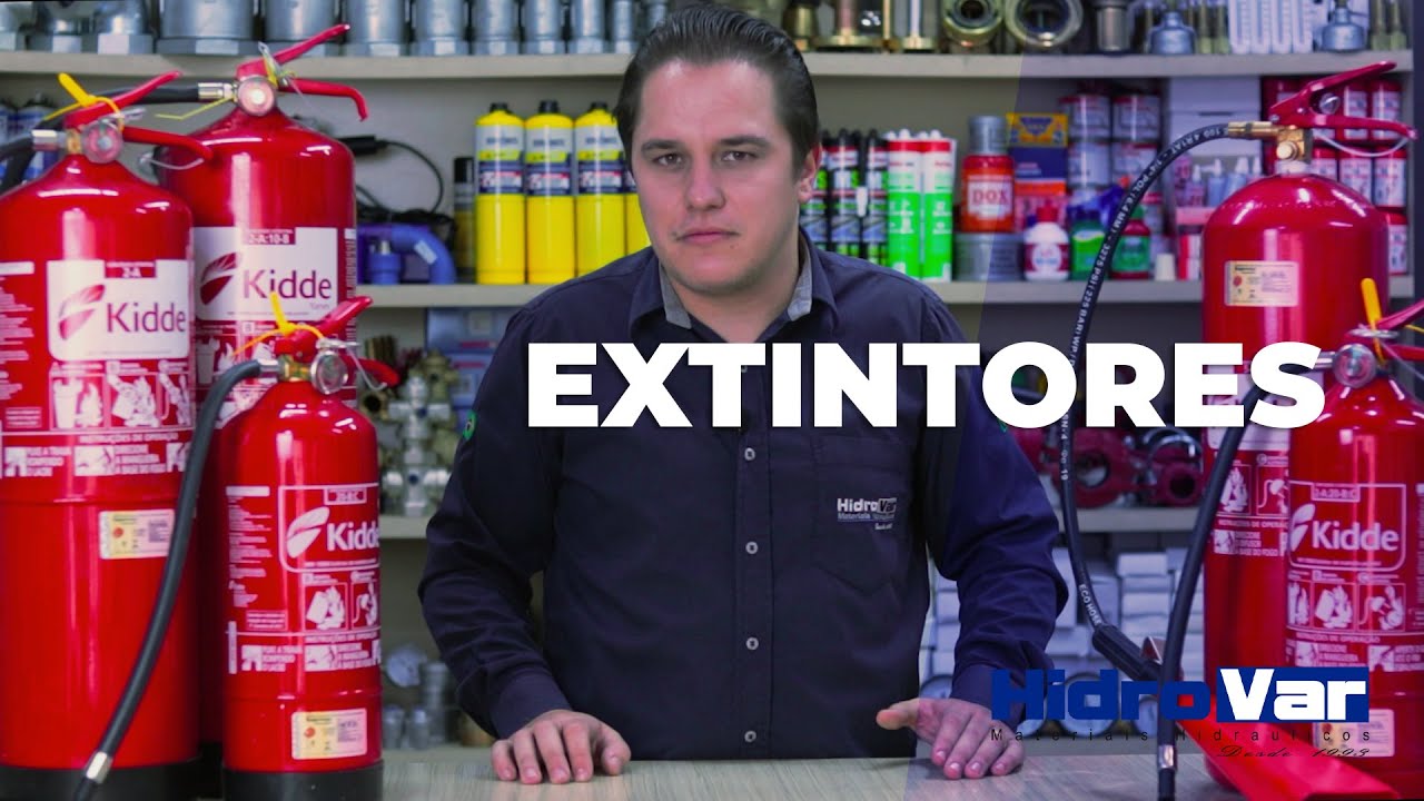 Conheça todos os tipos de EXTINTORES PARA INCÊNDIO o que são e onde usar