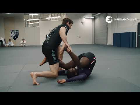 Jiu-jitsu lectures with Keenan Cornelius - how to deal with flexible upside down grapplers.