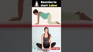 Do this for normal delivery ✅ Best exercises for natural labor | Labor inducing exercises #pregnancy