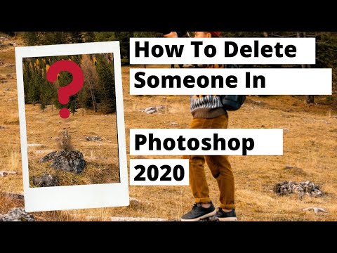 How to remove someone from a photo using photoshop 2020