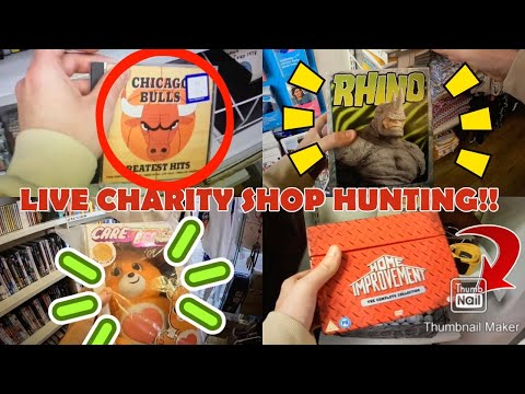 LIVE CHARITY SHOP HUNTING