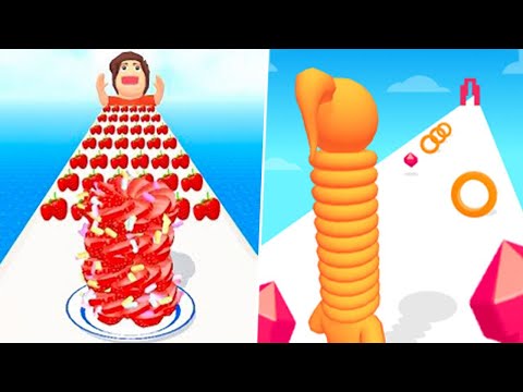 Sandwich Run Vs Long Neck Run - All Gmaplay RELAXING VIDEOS Mobile Game Walkthrough iOS,Android