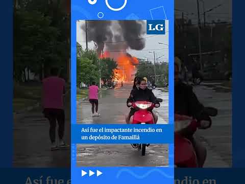 SE INCENDIÓ UN DEPÓSITO DE GARRAFAS EN TUCUMÁN