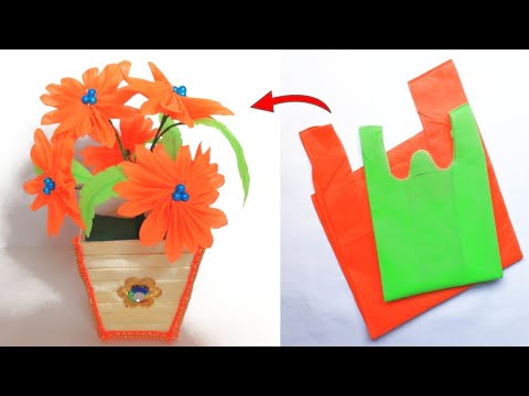 DIY Flower Vase for Home Decor - Easy Room Decor Idea - DIY Projects - Art and Craft Video