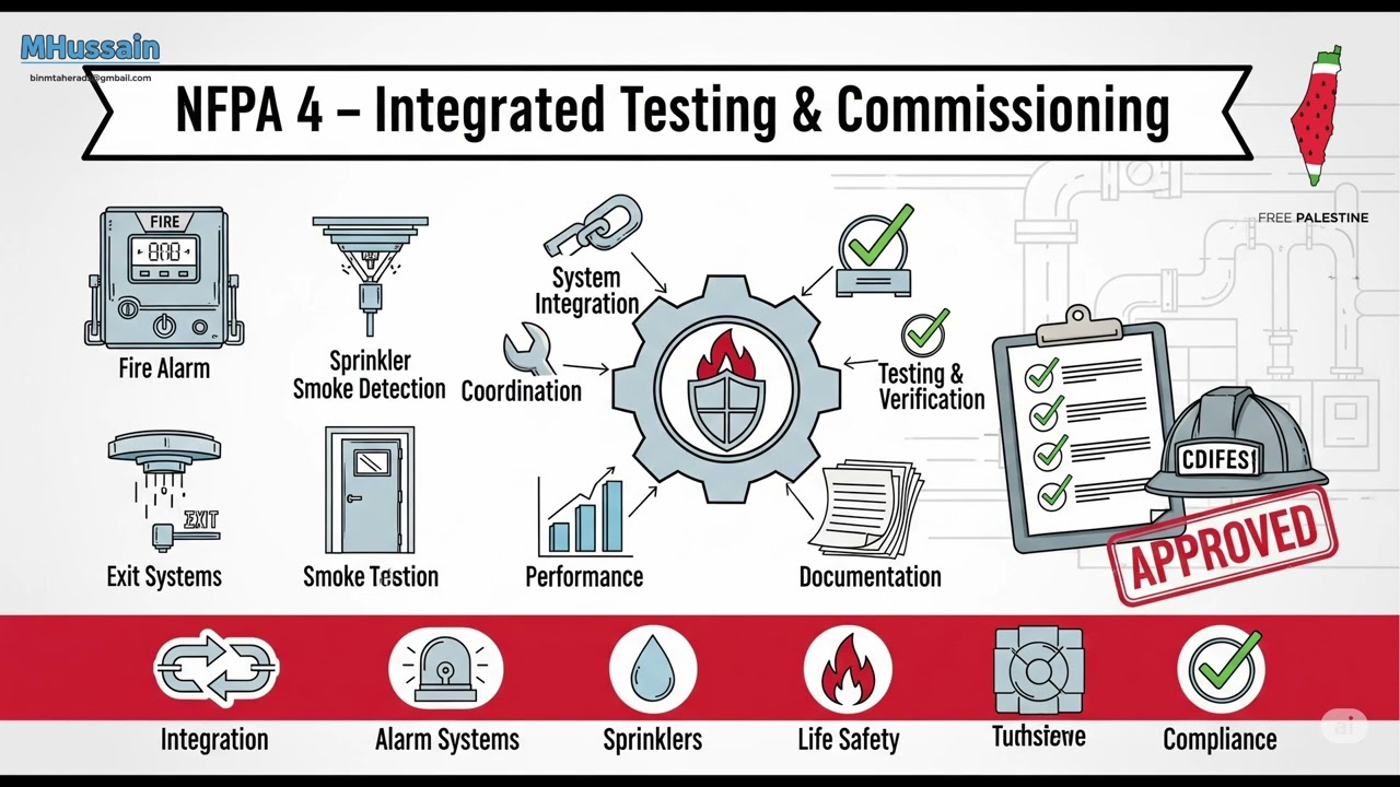 NFPA 4 Code Explained – Integrated Fire Protection & Life Safety System Testing