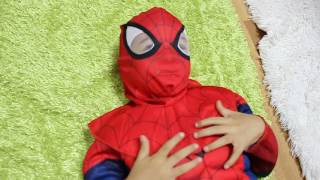 Download the video "SPIDERMAN and SUPER GIRL Costume for Kids"