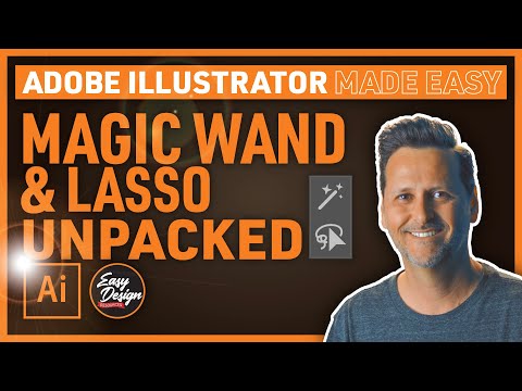 Magic Wand & Lasso Tools in Adobe Illustrator // For Beginners
