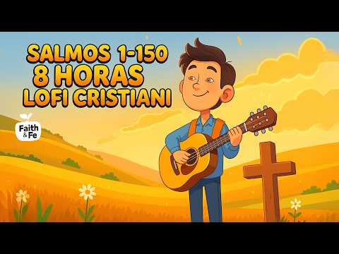Salmos 1-150| 8 Horas de Música Lofi Country Cristiana|Uplifting Praise Playlist para Orar y Meditar