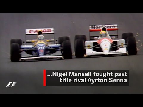 Mansell And Senna Battle In Barcelona | 1991 Spanish Grand Prix