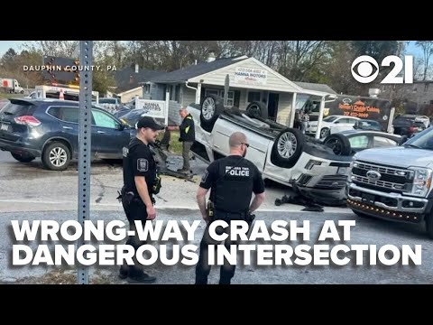 Dangerous intersection prompts pleas from neighbors after rollover crash is caught on camera
