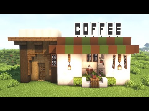 SillyBlocks: Easiest Way to Make Dreamy Dark Café in Minecraft! 🌿☕📚