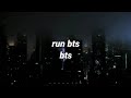 run bts by bts [english lyrics]