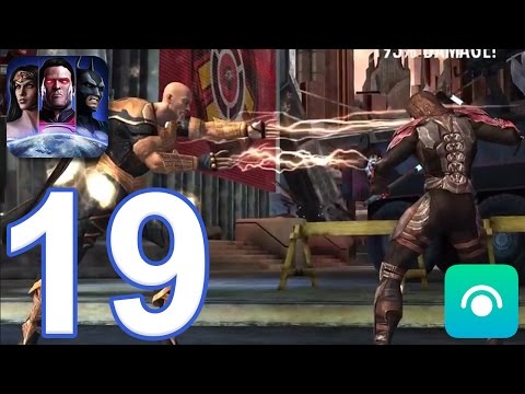 Injustice: Gods Among Us - Gameplay Walkthrough Part 19 - Battles 24-25 (iOS, Android)